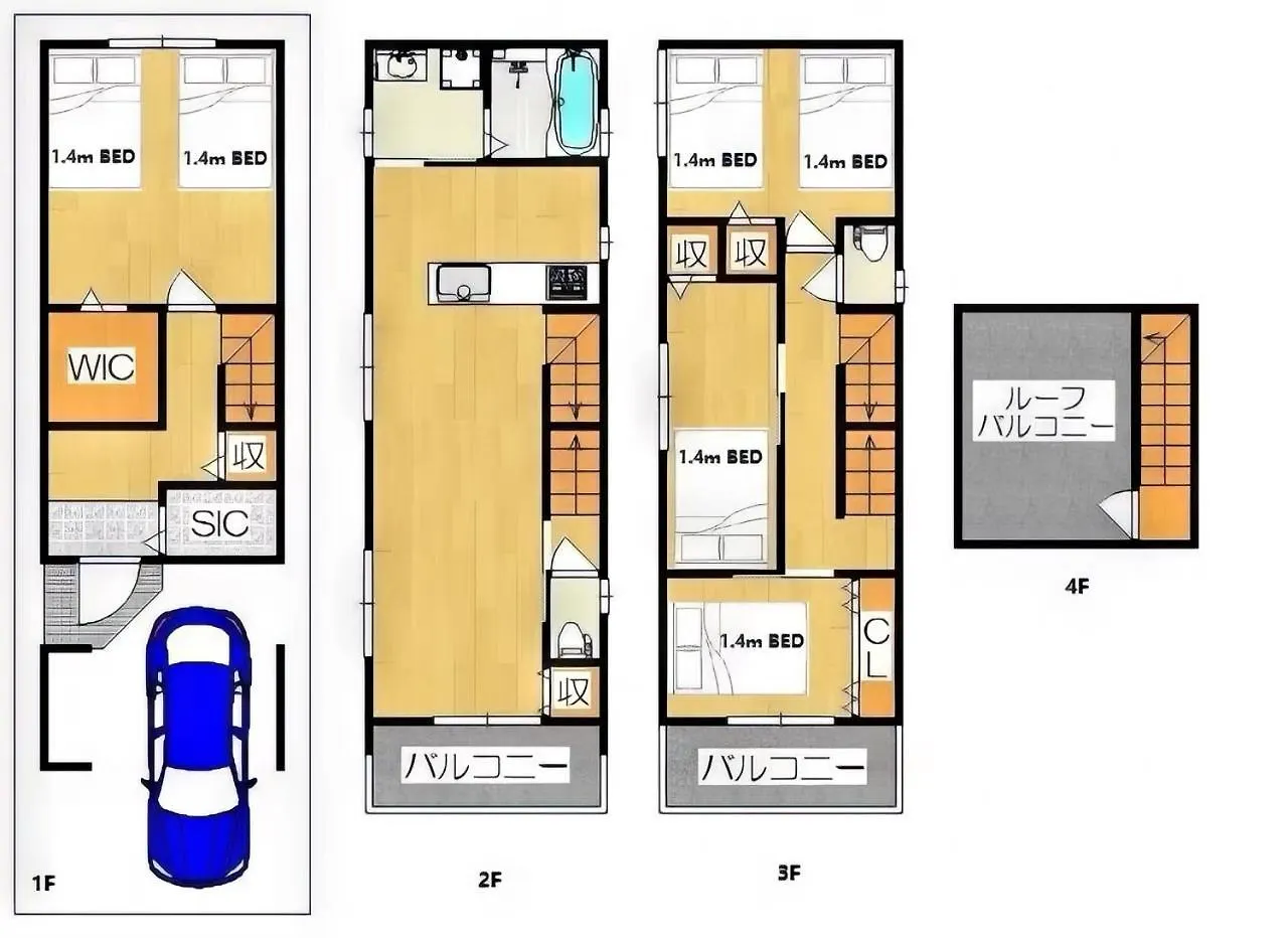 Westhouse A 天下茶屋店 Villa Osaka Japan